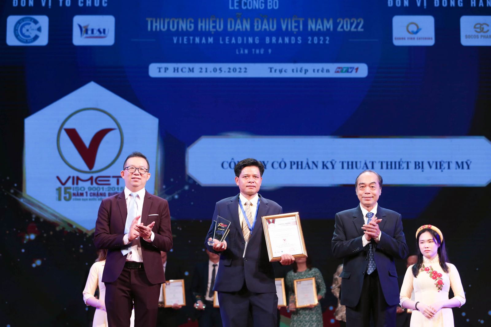 VIMET CORP ĐẠT DANH HIỆU THƯƠNG HIỆU DẪN ĐẦU 2022