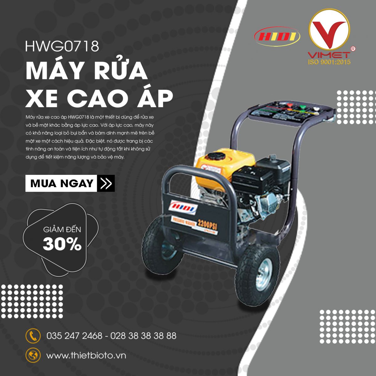 máy rửa xe cao áp