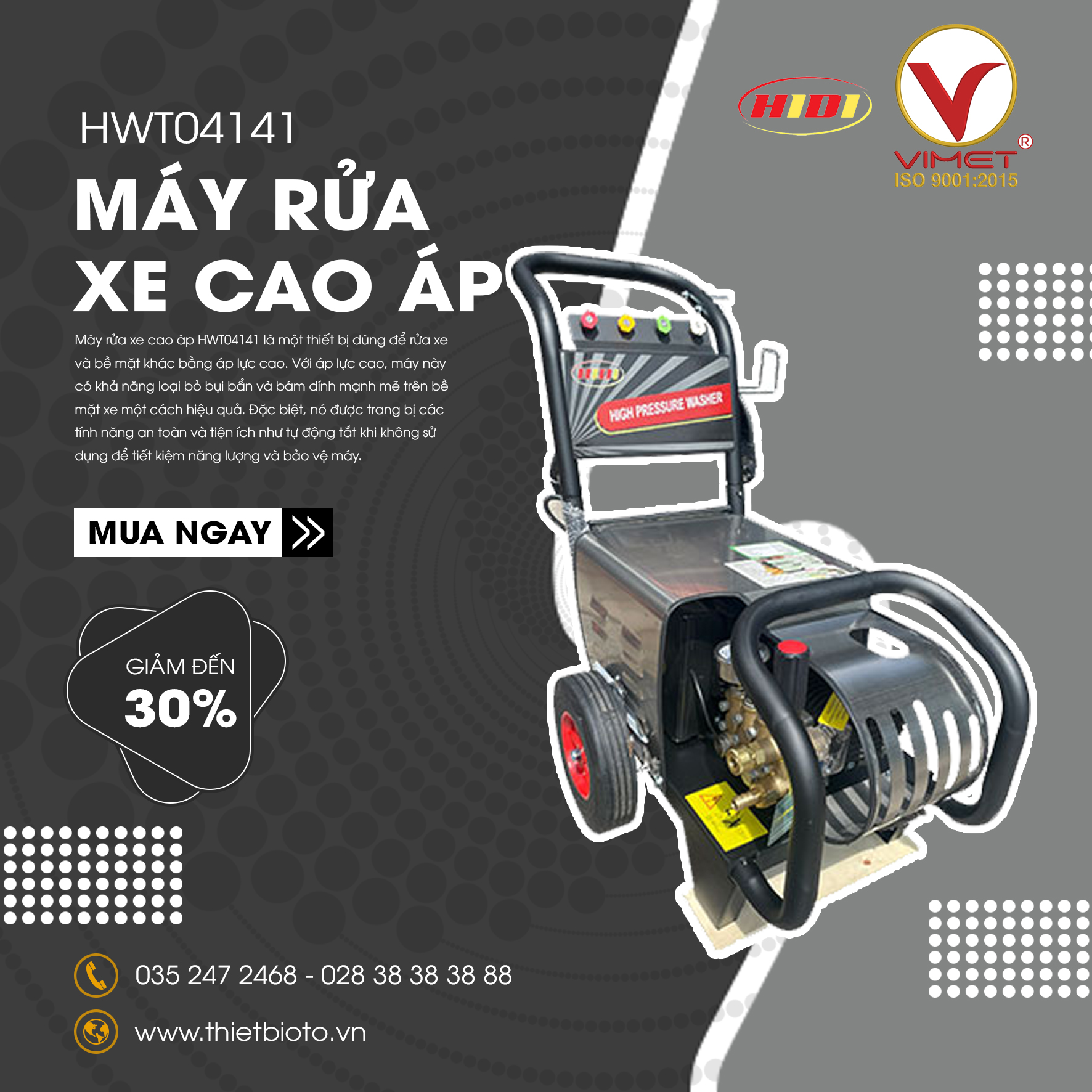 máy rửa xe cao áp