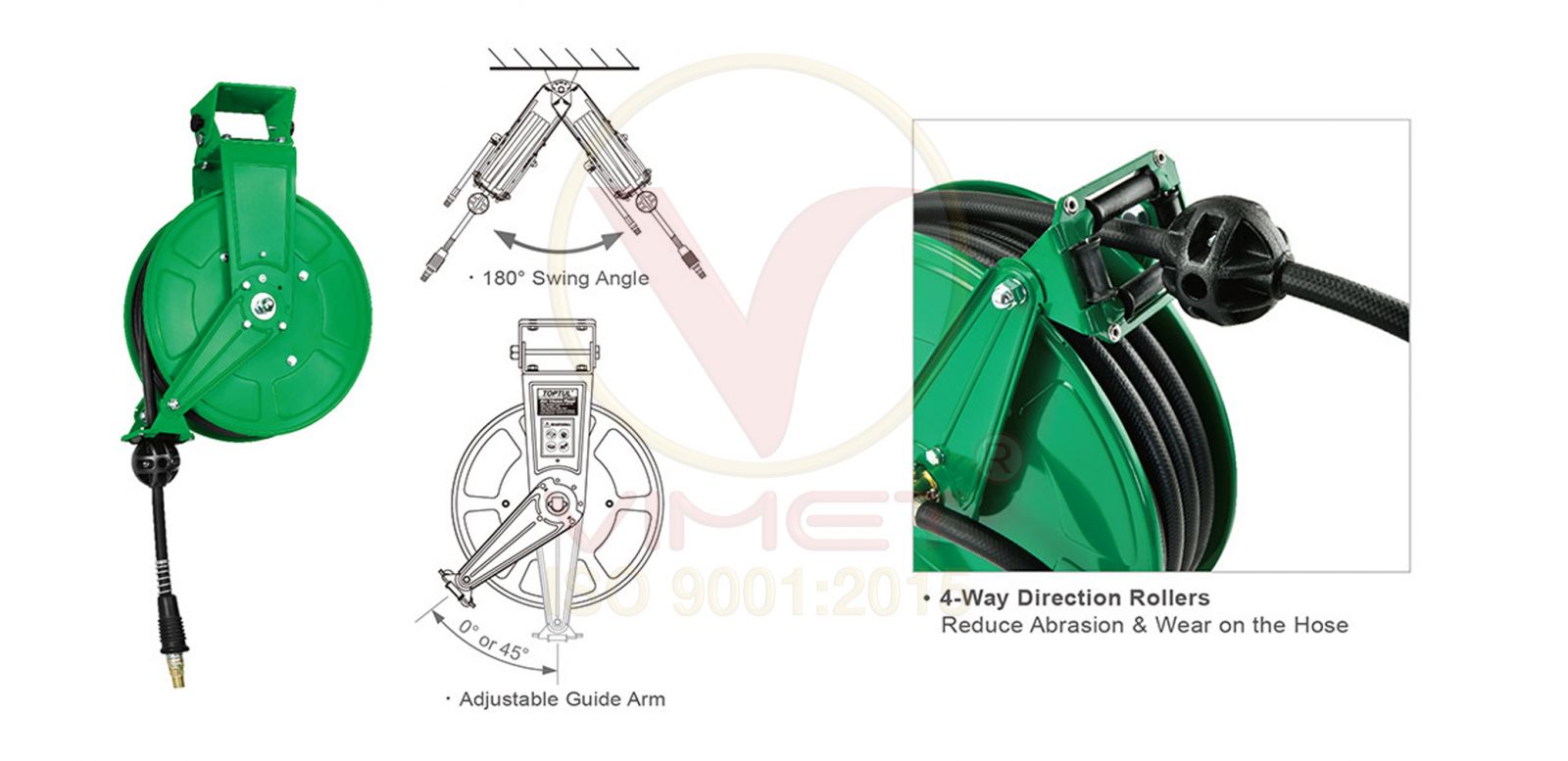 Cuộn dây hơi TOPTUL KHBR1015