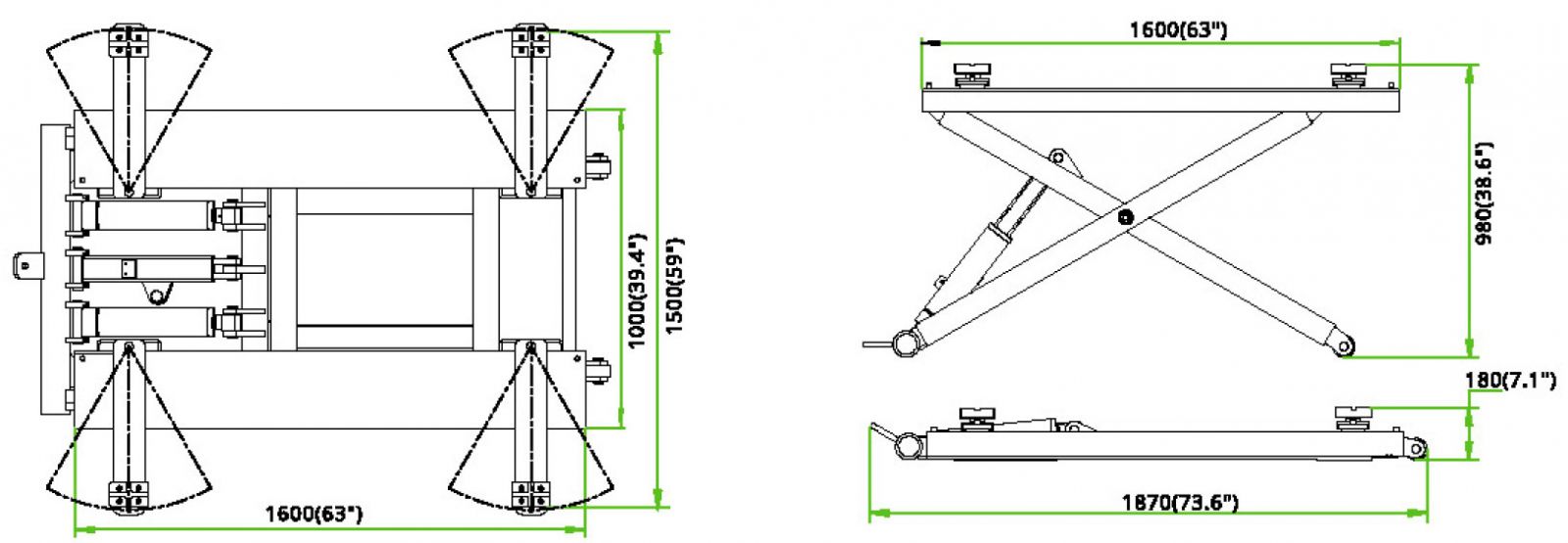 Cầu nâng di động VIMET PSL03301