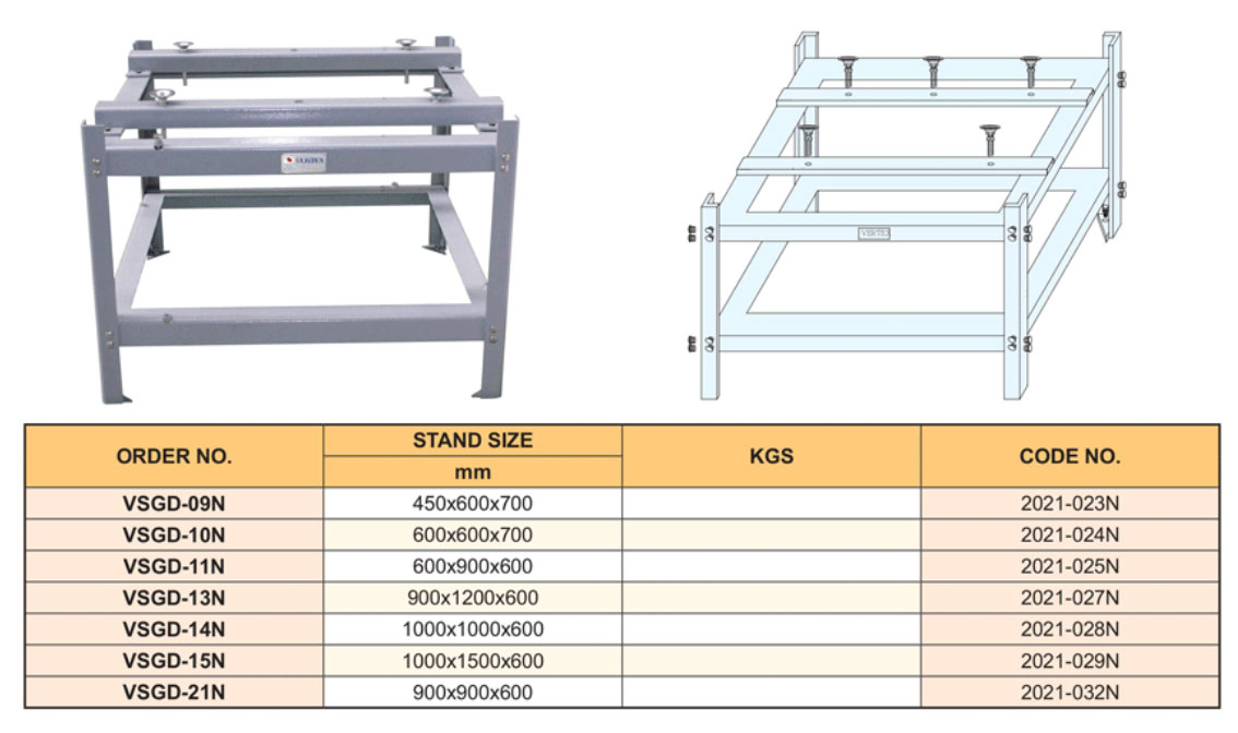 Chân đế bàn máp Granite VERTEX VSGD