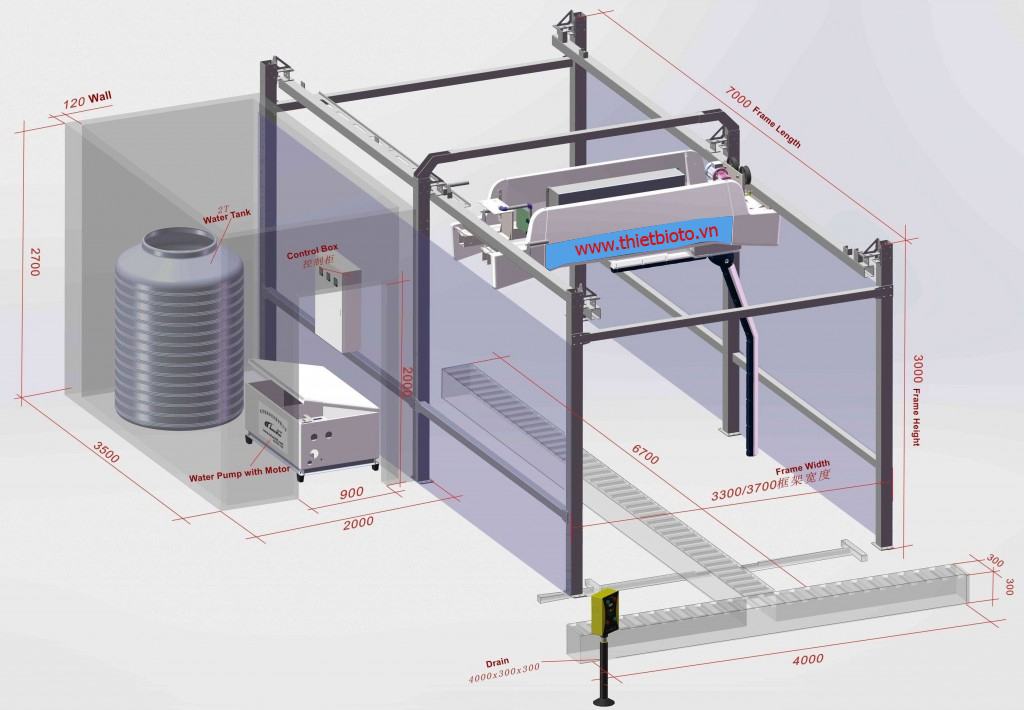 Hệ thống rửa xe tự động VCWE3500