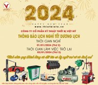 Thông báo lịch nghỉ tết dương lịch 2024