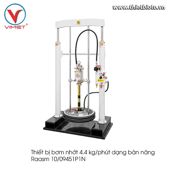 Thiết bị bơm nhớt 4.4 kg/phút dạng bàn nâng Raasm 10/09451P1N