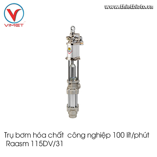 Trụ bơm hóa chất  công nghiệp  100 lít/phút Raasm 115DV/31