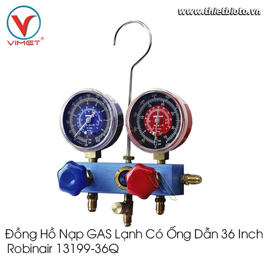 Đồng hồ nạp GAS lạnh có ống dẫn 36