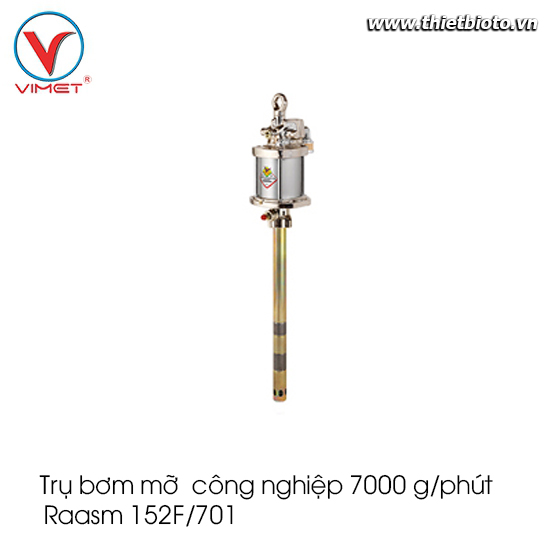 Trụ bơm mỡ  công nghiệp 7000 g/phút Raasm 152F/701