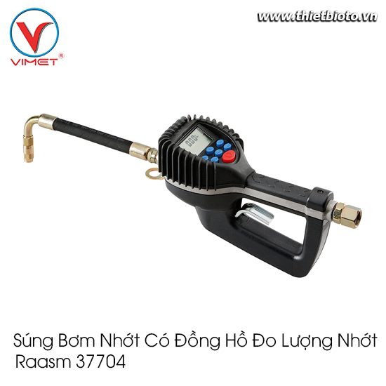 Súng bơm nhớt có đồng hồ đo lượng nhớt Raasm 37704