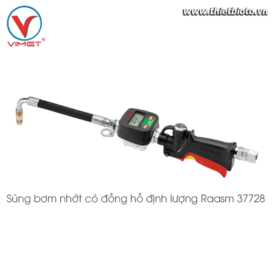 Súng bơm nhớt có đồng hồ định lượng Raasm 37728