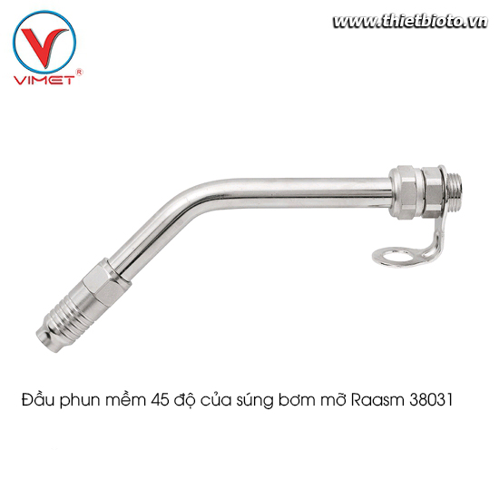 Đầu phun mềm 45 độ của súng bơm mỡ Raasm 38031