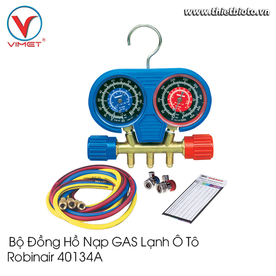 Bộ đồng hồ nạp GAS lạnh ô tô 40134A