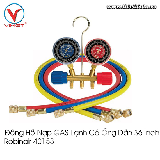 Đồng hồ nạp GAS lạnh có ống dẫn 36