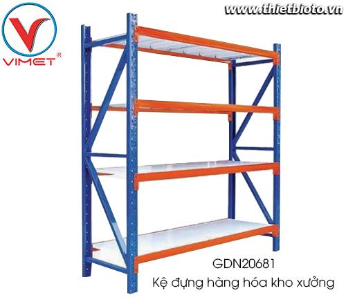 Kệ đựng hàng hóa kho xưởng GDN20681