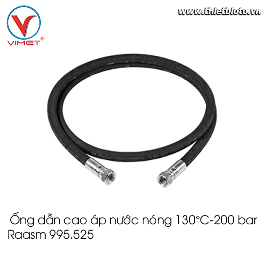 Ống dẫn cao áp nước nóng Raasm 130°C-200 bar