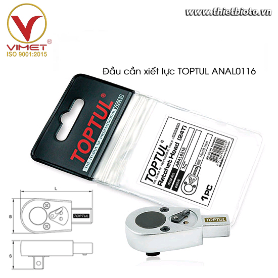 Đầu cần cân lực TOPTUL ANAL0116