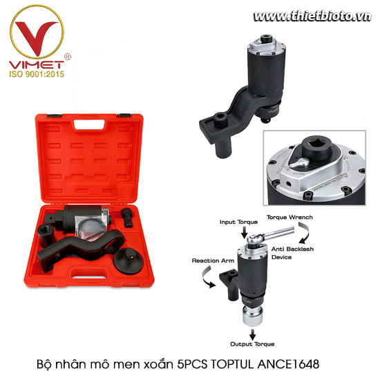 Bộ nhân mô men xoắn 5PCS TOPTUL ANCE1648