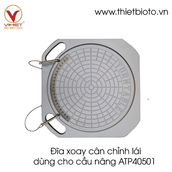 Bộ đĩa xoay cho cầu nâng cân chỉnh lái VIMET ATP40501