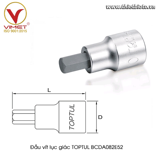 Đầu vít lục giác 1/4