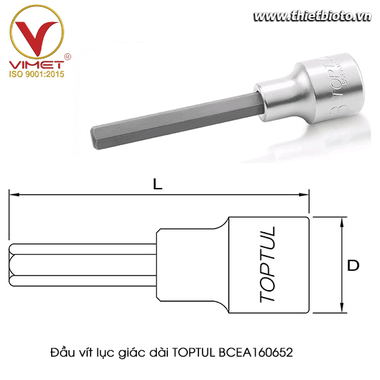 Tuýp lục giác 1/2