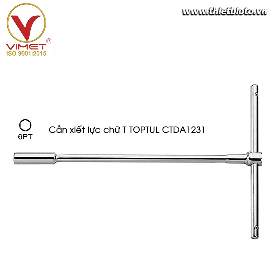 Cần xiết lực chữ T TOPTUL CTDA1231 