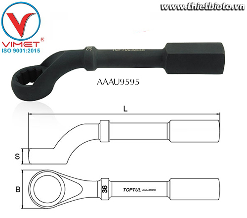 Cờ lê vòng đóng Toptul AAAU9595