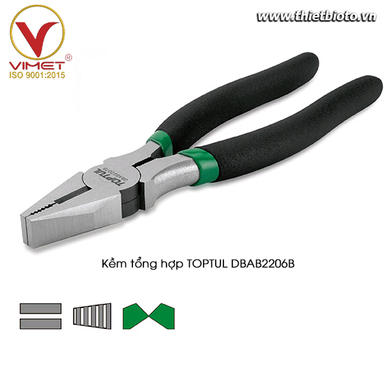 Kềm tổng hợp TOPTUL DBAB2206B