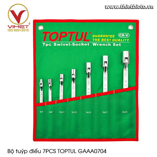 Bộ tuýp điếu 7PCS TOPTUL GAAA0704