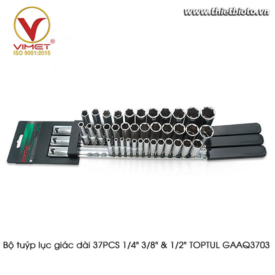 Bộ tuýp lục giác dài 37PCS 1/4