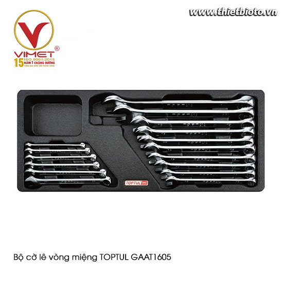 Bộ cờ lê vòng miệng TOPTUL GAAT1605