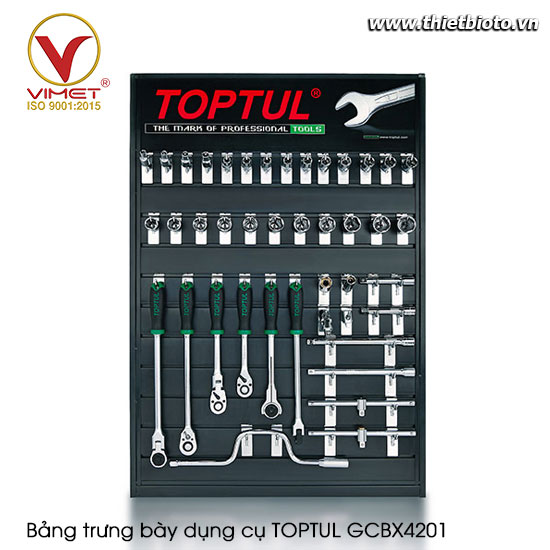 Bảng trưng bày dụng cụ TOPTUL TDAH7010 / TEAA0105 / GCBX4201