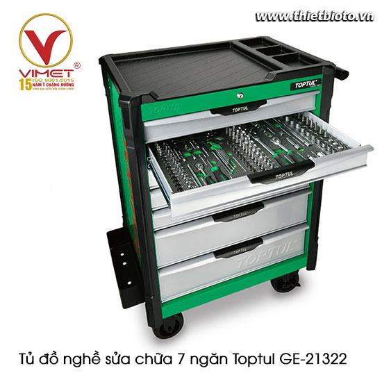 Tủ đồ nghề sửa chữa 7 ngăn Toptul GE-21322