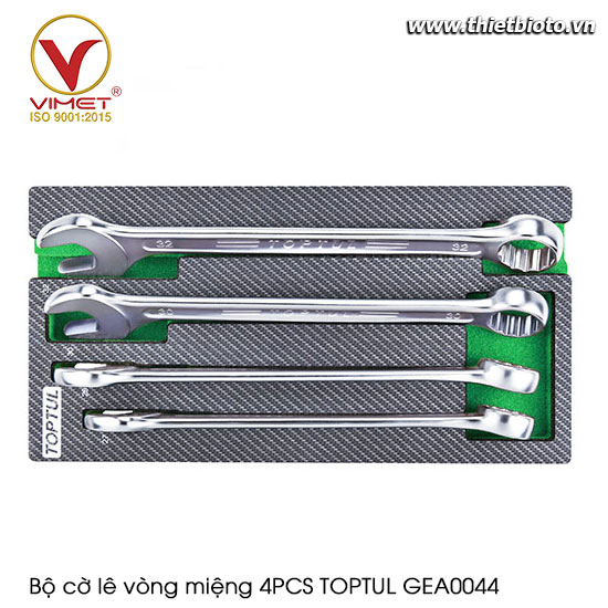 Bộ cờ lê vòng miệng 4PCS TOPTUL GEA0044