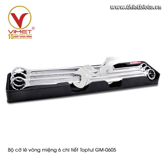 Bộ cờ lê vòng miệng 6 chi tiết Toptul GM-0605