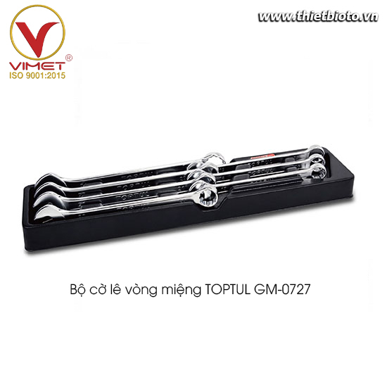 Bộ cờ lê vòng miệng toptul GM-0727