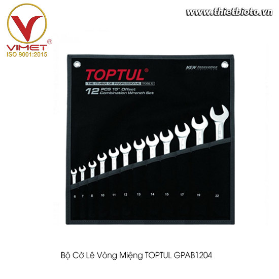 Bộ cờ lê vòng miệng TOPTUL GPAB1204