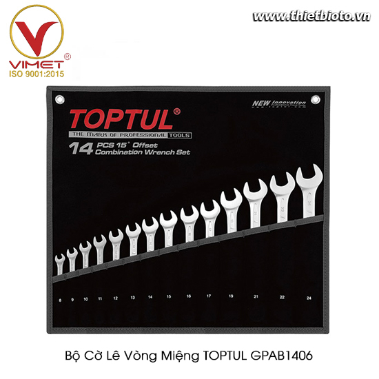 Bộ cờ lê vòng miệng TOPTUL GPAB1406