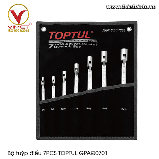 Bộ tuýp điếu 7PCS TOPTUL GPAQ0701