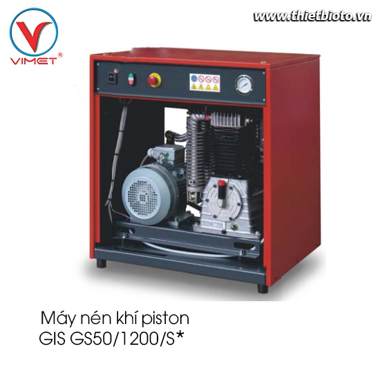 Cụm đầu nén khí giảm âm  piston  GIS