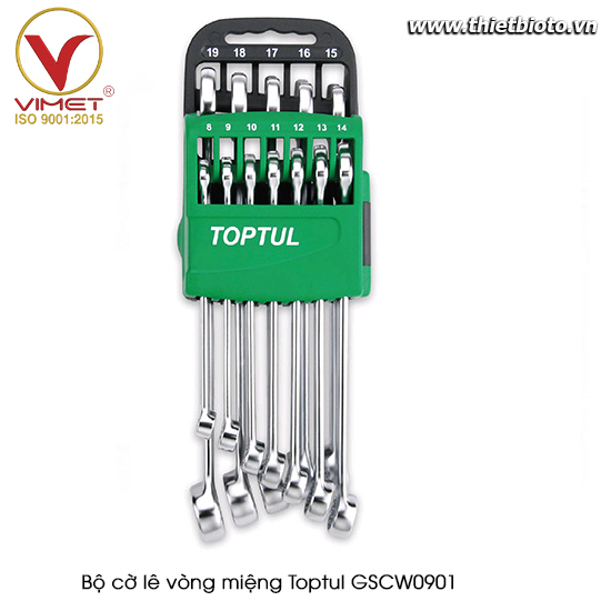 Bộ cờ lê vòng miệng TOPTUL GSCW0901