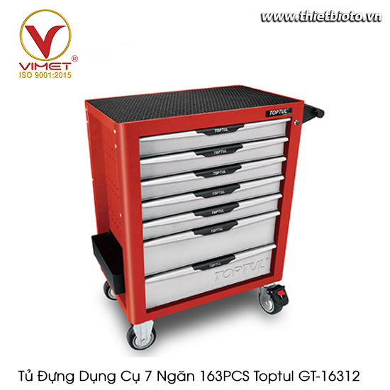 Tủ đựng dụng cụ 7 ngăn 163PCS Toptul GT-16312