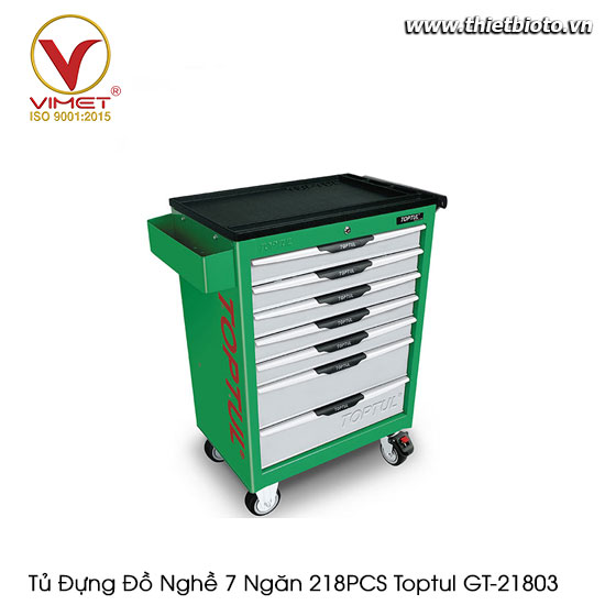 Tủ đựng đồ nghề 7 ngăn 218PCS Toptul GT-21803