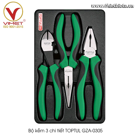 Bộ kềm 3 chi tiết TOPTUL GZA-0305