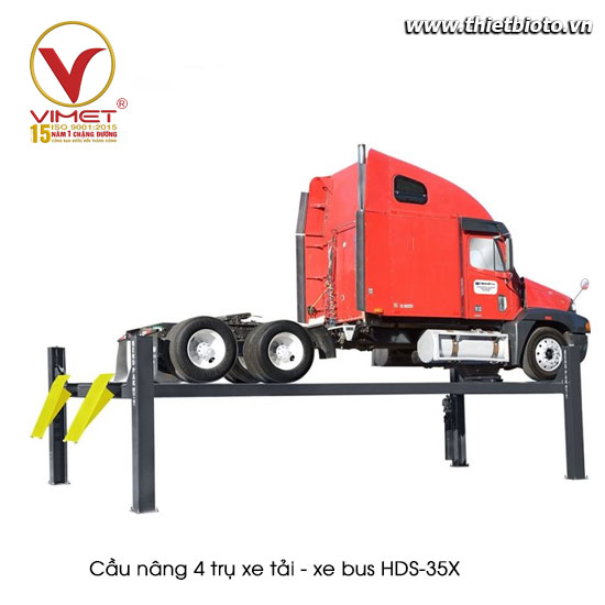 Cầu nâng 4 trụ xe tải - xe bus HDS-35X