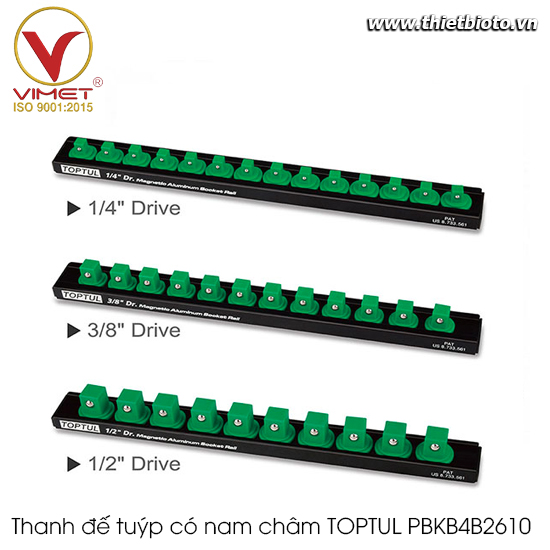 Thanh đế tuýp có nam châm TOPTUL PBKB4B2610