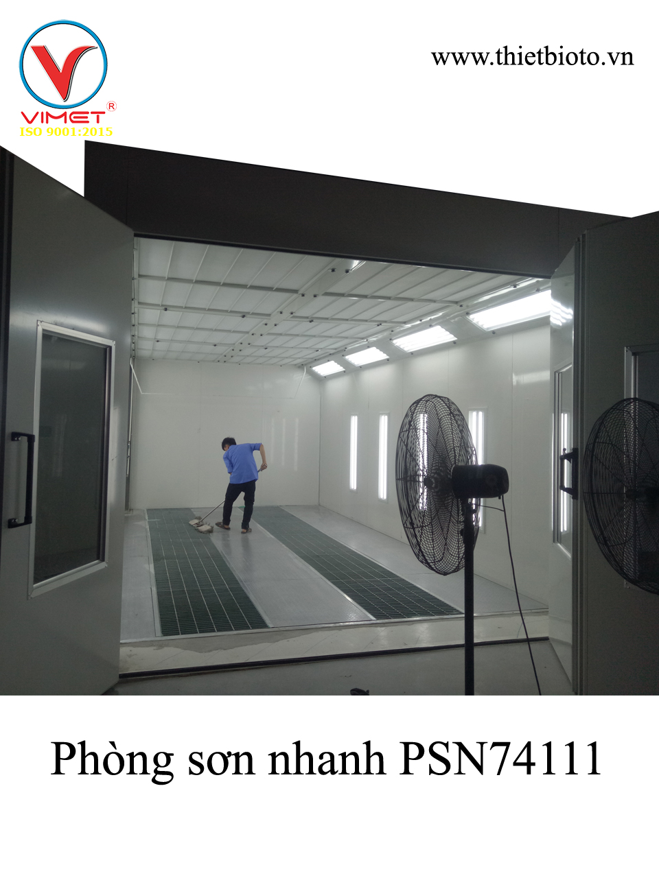 Phòng sơn nhanh ôtô VIMET PSN74111