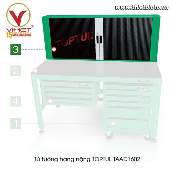 Tủ tường hạng nặng TOPTUL TAAD1602