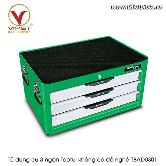 Tủ dụng cụ 3 ngăn Toptul không có đồ nghề TBAD0301