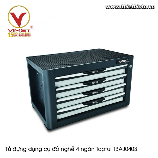 Tủ đựng dụng cụ đồ nghề 4 ngăn Toptul TBAJ0403