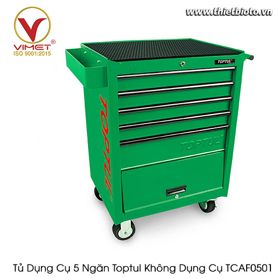 Tủ dụng cụ 5 ngăn Toptul không có đồ nghề TCAF0501